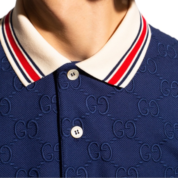 Gucci Embroidered Polo Shirt (S) - Picture 3 of 8